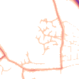 Daytime road noise heatmap for WR12 7RA