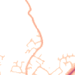 Daytime road noise heatmap for WR14 1AD