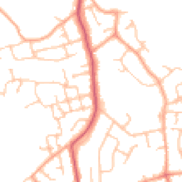 Daytime road noise heatmap for WR14 1BH
