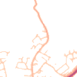 Daytime road noise heatmap for WR14 1DJ