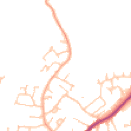 Daytime road noise heatmap for WR14 1DL