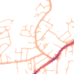 Daytime road noise heatmap for WR14 1DR