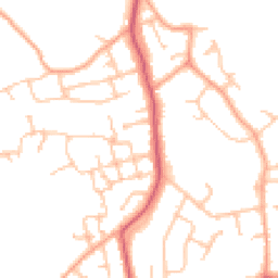 Daytime road noise heatmap for WR14 1FP