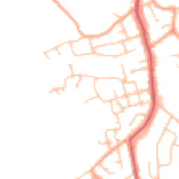 Daytime road noise heatmap for WR14 1FS
