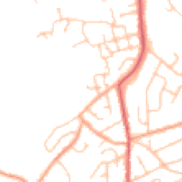 Daytime road noise heatmap for WR14 1GX