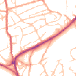 Daytime road noise heatmap for WR14 1HL