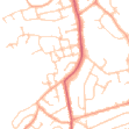 Daytime road noise heatmap for WR14 1JS