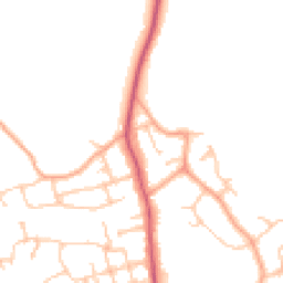 Daytime road noise heatmap for WR14 1LD