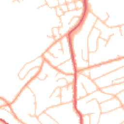 Daytime road noise heatmap for WR14 1PU