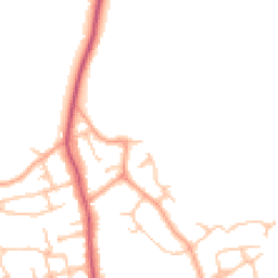 Daytime road noise heatmap for WR14 1UH
