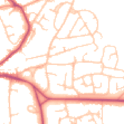 Daytime road noise heatmap for WR14 2DH
