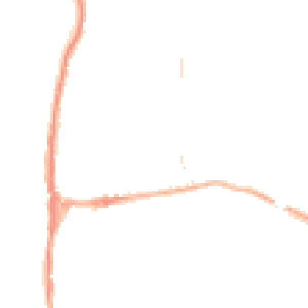 Night-time road noise heatmap for WR14 2TD