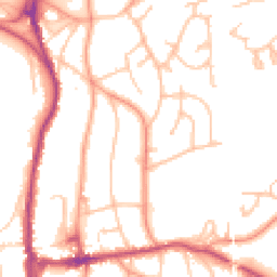 Daytime road noise heatmap for WR14 2TP