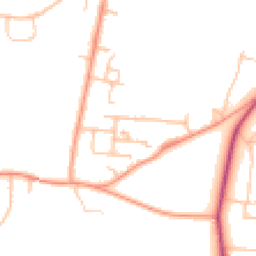 Daytime road noise heatmap for WR14 3QD