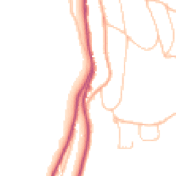 Daytime road noise heatmap for WR14 3QN