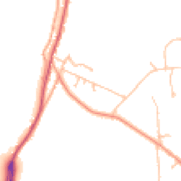 Daytime road noise heatmap for WR14 4HR