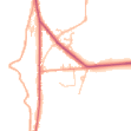 Daytime road noise heatmap for WR14 4HT
