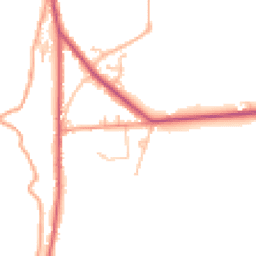 Daytime road noise heatmap for WR14 4HU