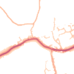 Daytime road noise heatmap for WR15 8AJ