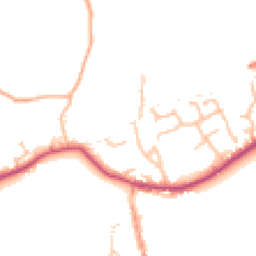 Daytime road noise heatmap for WR15 8AL