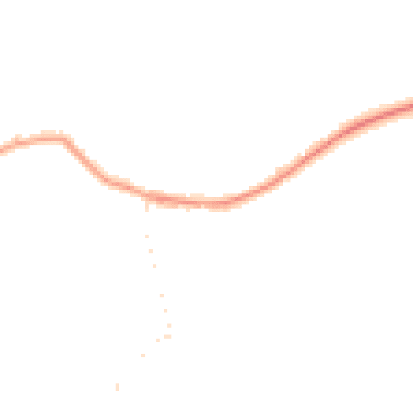 Night-time road noise heatmap for WR15 8AR