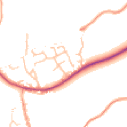 Daytime road noise heatmap for WR15 8AU