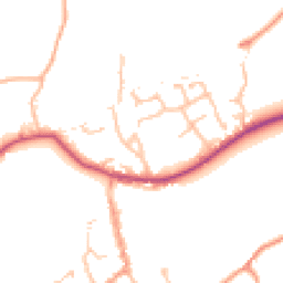 Daytime road noise heatmap for WR15 8AW