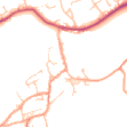 Daytime road noise heatmap for WR15 8BB