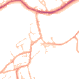 Daytime road noise heatmap for WR15 8BH