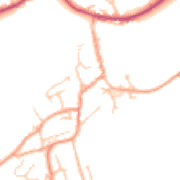 Daytime road noise heatmap for WR15 8BJ
