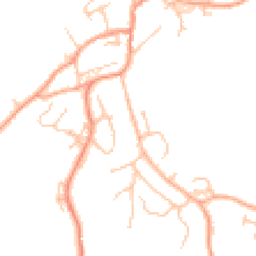 Daytime road noise heatmap for WR15 8BS