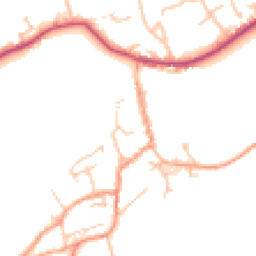 Daytime road noise heatmap for WR15 8BT