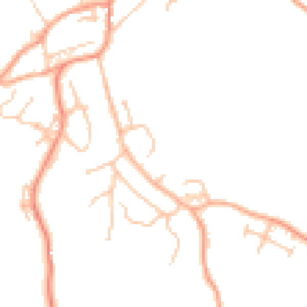 Daytime road noise heatmap for WR15 8BX