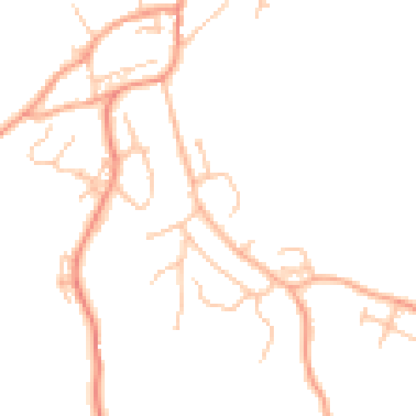 Daytime road noise heatmap for WR15 8BY