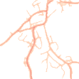 Daytime road noise heatmap for WR15 8DN