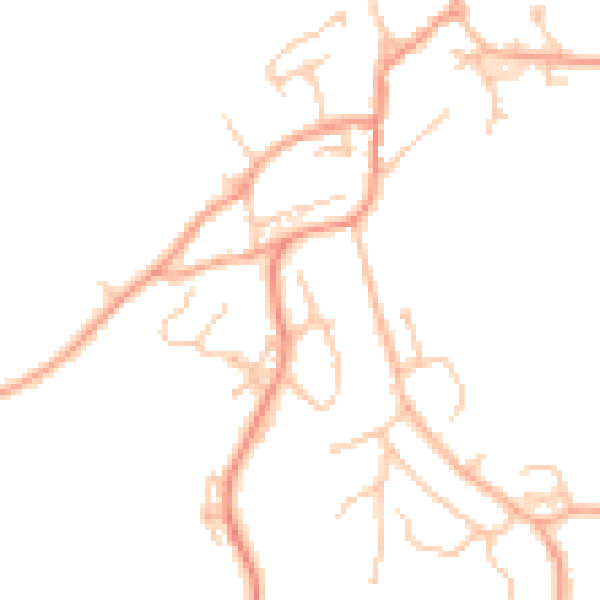 Daytime road noise heatmap for WR15 8DW