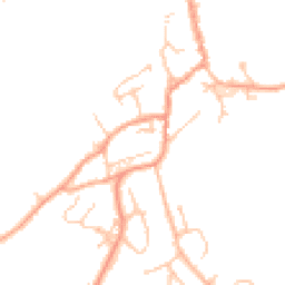 Daytime road noise heatmap for WR15 8EY