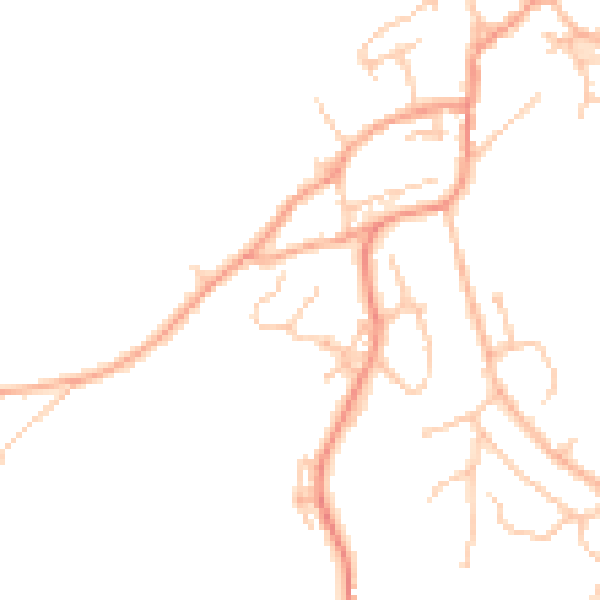 Daytime road noise heatmap for WR15 8FL