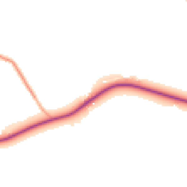 Daytime road noise heatmap for WR15 8HH