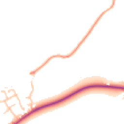 Daytime road noise heatmap for WR15 8LG