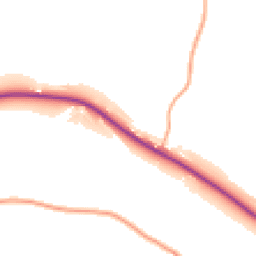 Daytime road noise heatmap for WR15 8LL