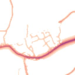 Daytime road noise heatmap for WR15 8NE