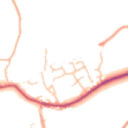 Daytime road noise heatmap for WR15 8NG