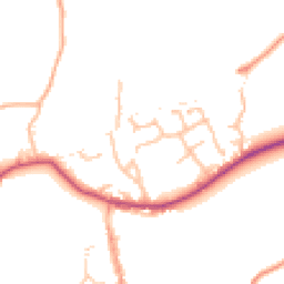 Daytime road noise heatmap for WR15 8NQ