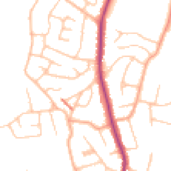 Daytime road noise heatmap for WR3 7DB