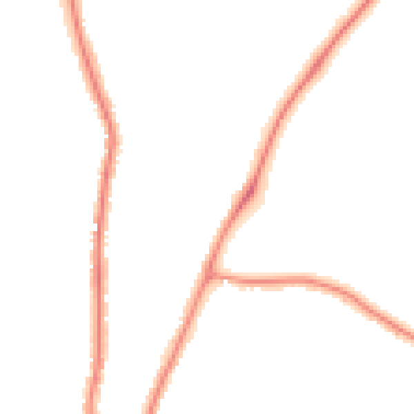 Night-time road noise heatmap for WR3 7JZ