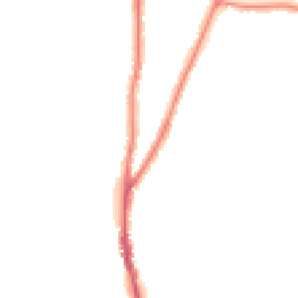 Night-time road noise heatmap for WR3 7LG