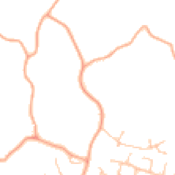 Daytime road noise heatmap for WR3 7RX