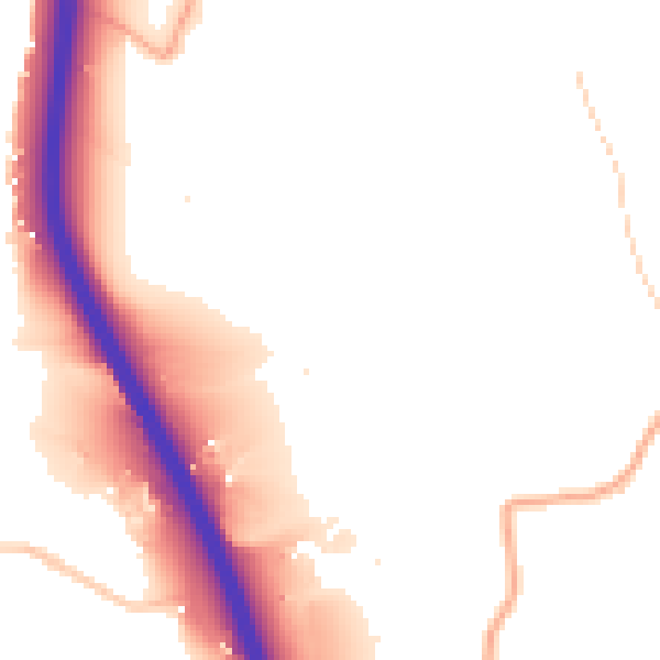 Daytime road noise heatmap for WR3 7SE