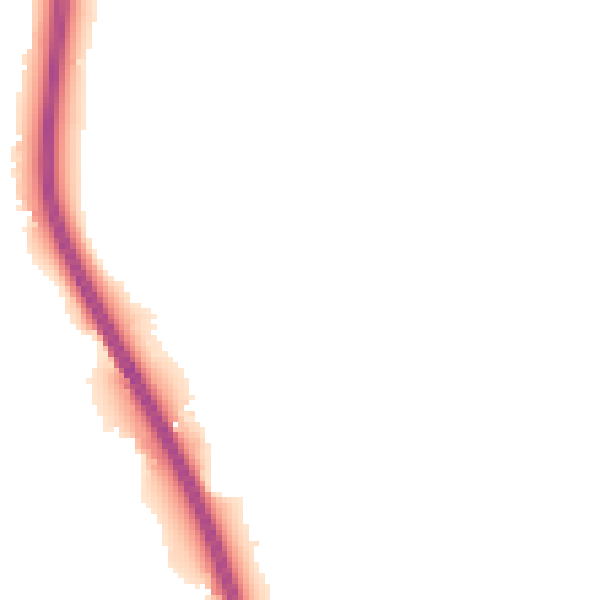 Night-time road noise heatmap for WR3 7SE